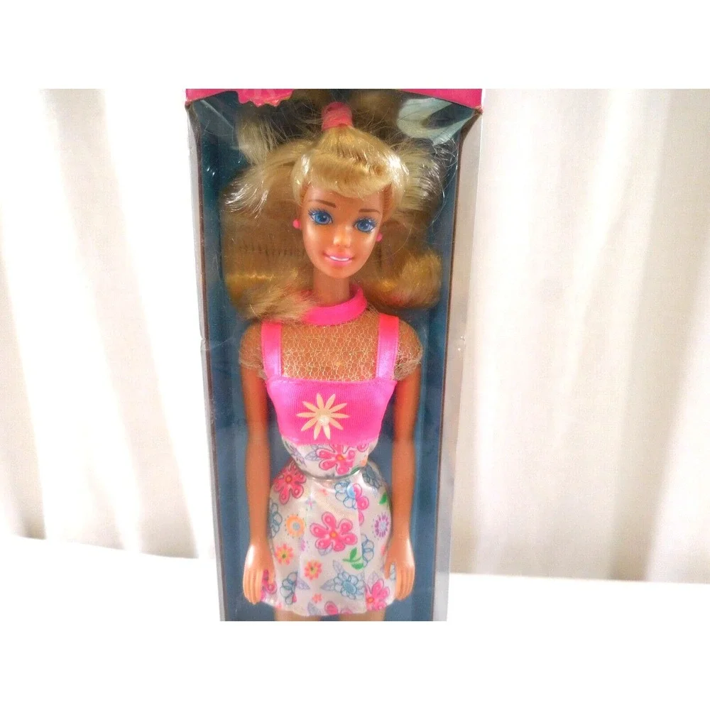 Mattel Vintage 1996 Flower Fun Barbie Doll  #16063  Unopened Germany New‎